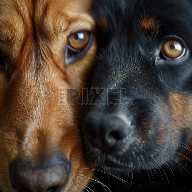 Free Photos - Two Dogs Looking At The Camera | FreePixel.com