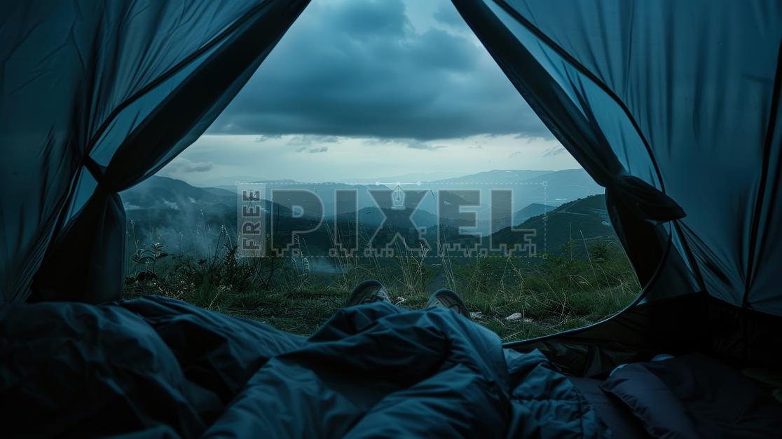Free Photos - Mountain Camping Tent Inside View Image At Night ...