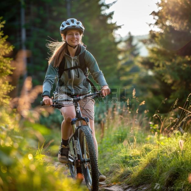 Free Photos - Mountain Rider Woman In Action, Speeding Along A Rugged ...