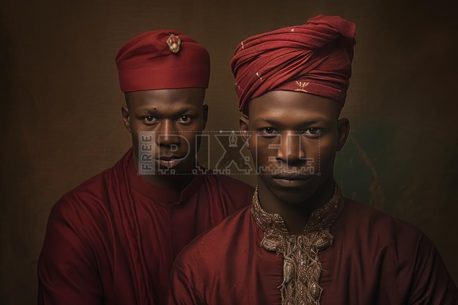 Free Photos - The Mysterious Shrouded Men In Rich Red Dresses ...
