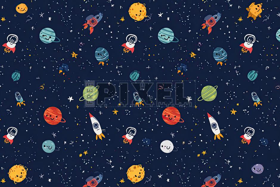 Space Repeating Background Patterns