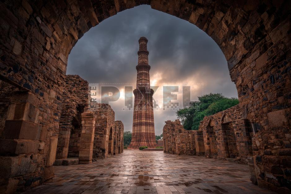 Free Photos - Qutub Minar Monument In Delhi | FreePixel.com