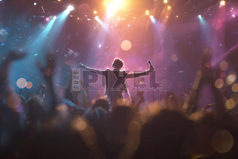 Free Photos - Singer Performing On Stage | FreePixel.com