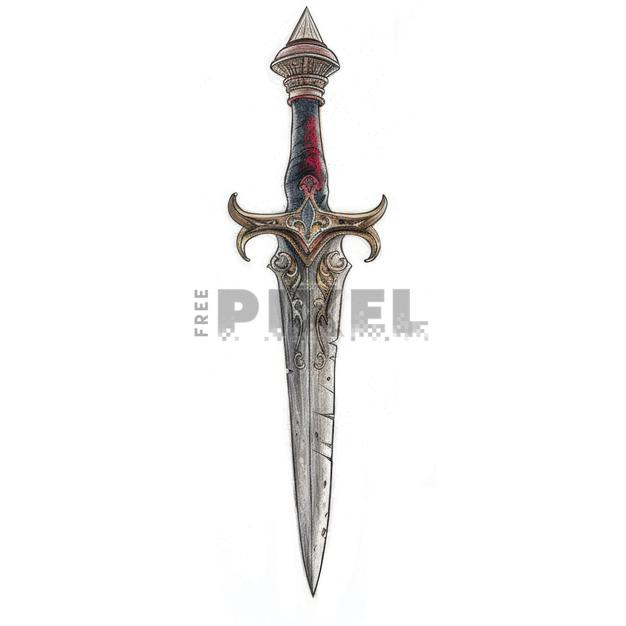 Free Photos - Illustration Of Sword On A White Background. | FreePixel.com