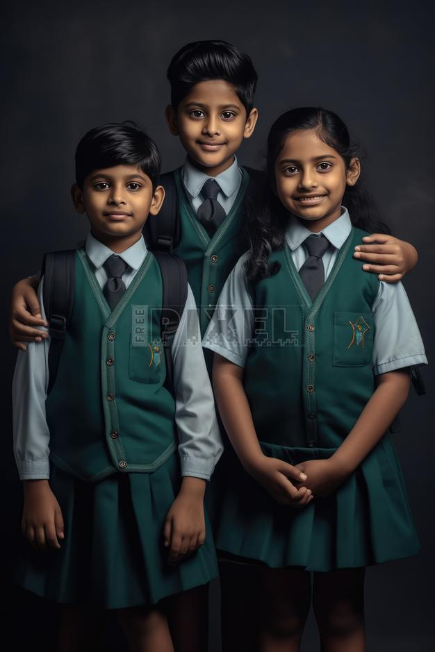 Free Photos - Three Students Posing For A School Picture | FreePixel.com