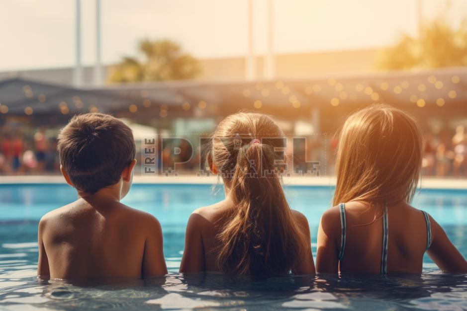 Free Photos - Children Enjoying A Swimming Pool | FreePixel.com