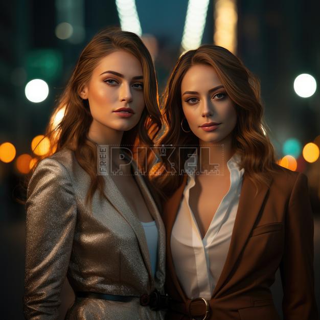 Free Photos - Two Female Models Posing For A Professional Photo Shoot ...