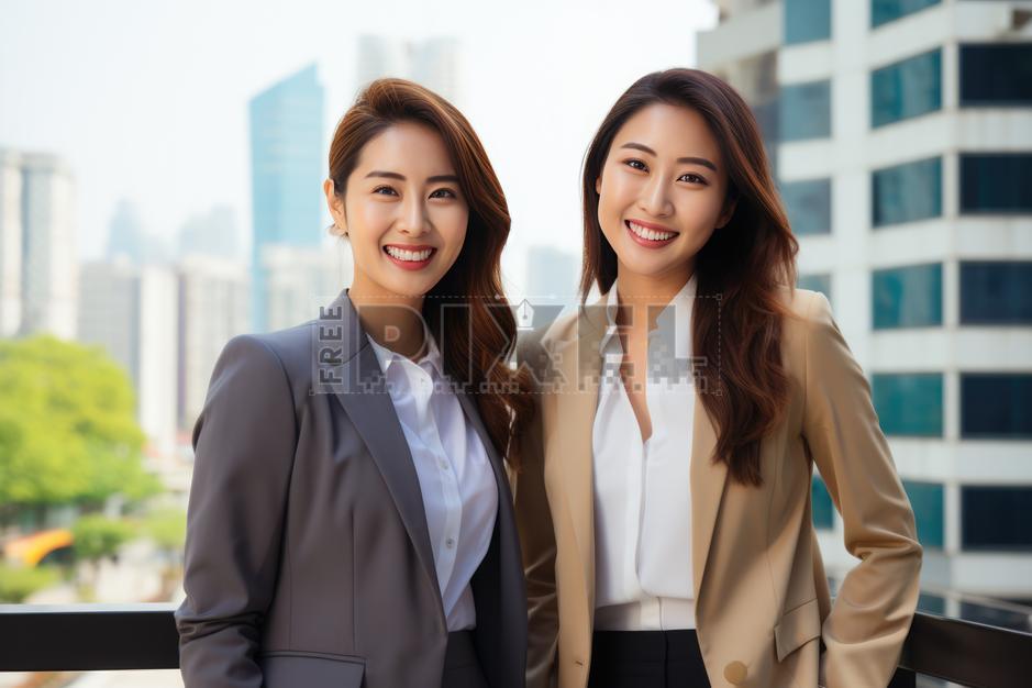 Free Photos - Two Professional Women Posing For A Photo In Business ...
