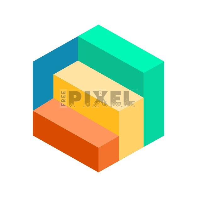Free Svg - 3D Cube Icon | FreePixel.com