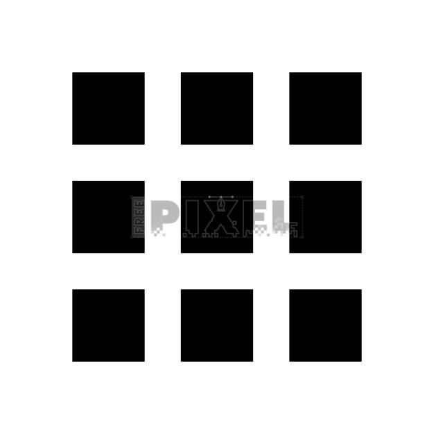 Free Svg - 3x3 Grid Icon | FreePixel.com