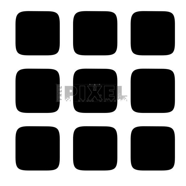 Free Svg - Nine Square Grid | FreePixel.com