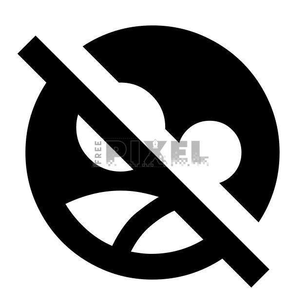 no smoking symbol without cigarette Free Svg - No Smoking Prohibition Icon