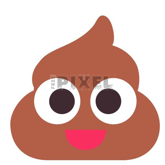 Free Svg - Poop Emoji | FreePixel.com