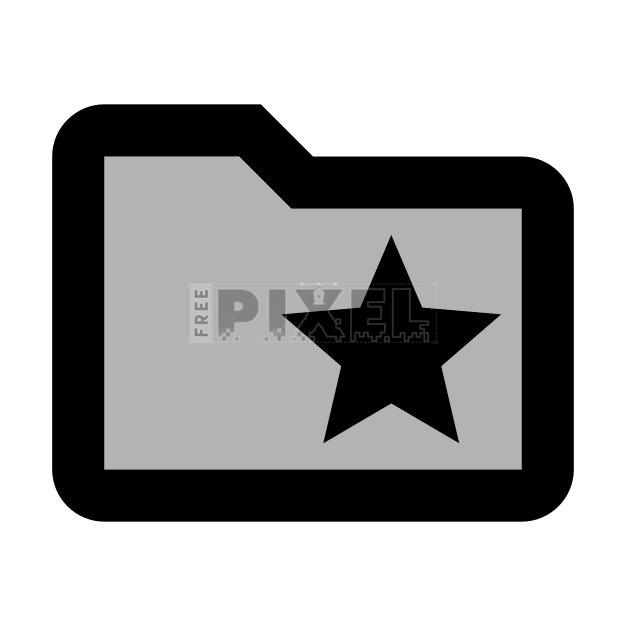 Free Svg - Star File Icon | FreePixel.com