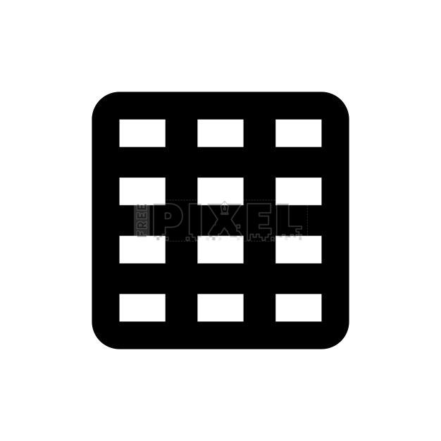 Free Svg - Grid Icon | FreePixel.com