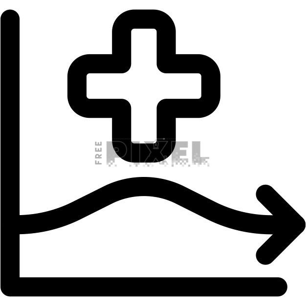 Free - Medical Graph Icon | FreePixel.com