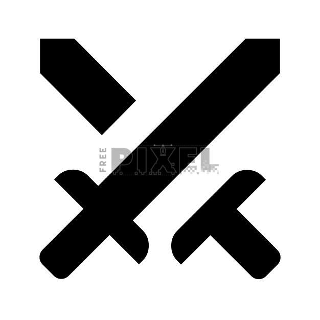 Crossed Swords Icon Svg