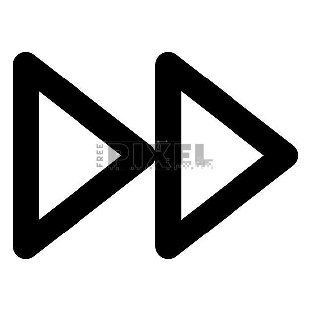 Free - Fast Forward Arrows | FreePixel.com