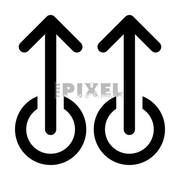 Free Svg - Up And Down Arrows | FreePixel.com