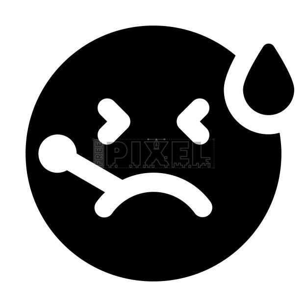 Sad Face Icon Svg
