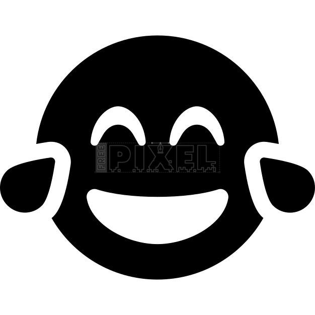 Free Svg - Happy Face Icon | FreePixel.com
