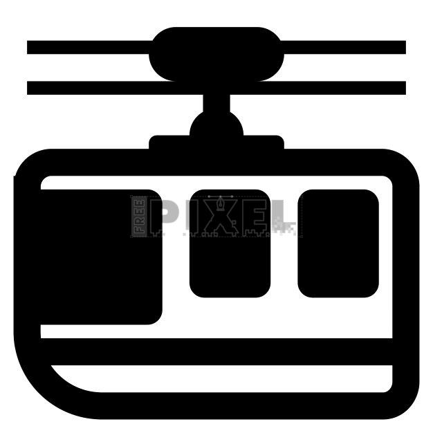 Free Svg - Cable Car Icon | FreePixel.com