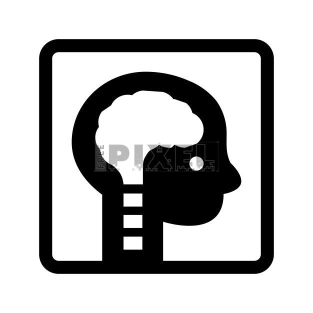 Free - Human Brain Icon | FreePixel.com