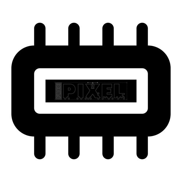 Free - Microchip Icon | FreePixel.com