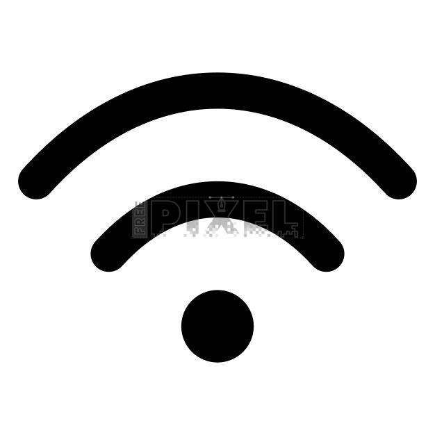 Free Svg - Wi-Fi Signal Icon | FreePixel.com