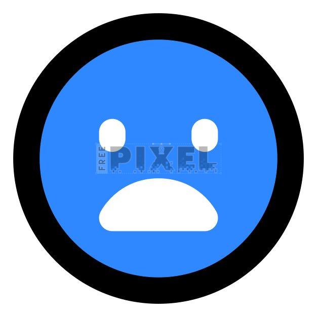 Free Svg - Sad Face Icon | FreePixel.com