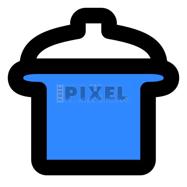 Free Svg - Cooking Pot Icon | FreePixel.com