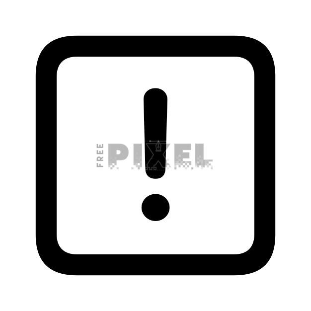 Free Svg - Exclamation Mark Icon | FreePixel.com