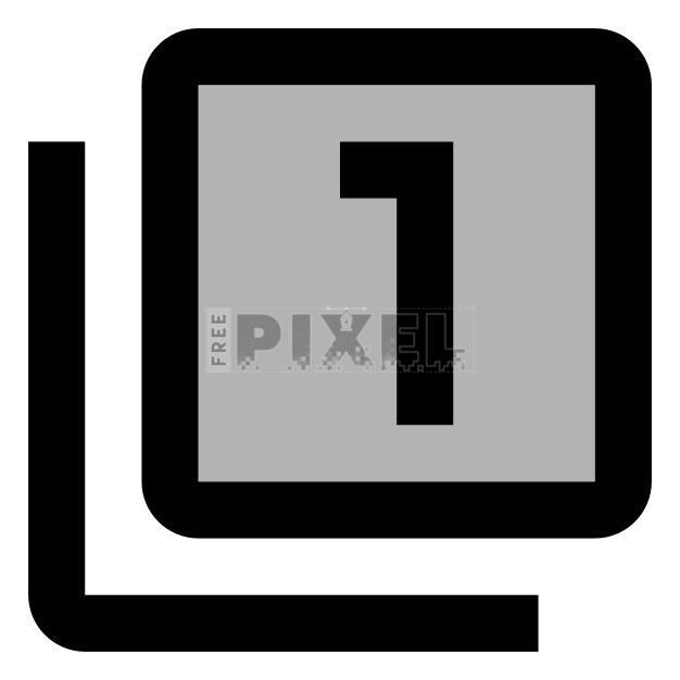 Free Svg - Number One Icon | FreePixel.com