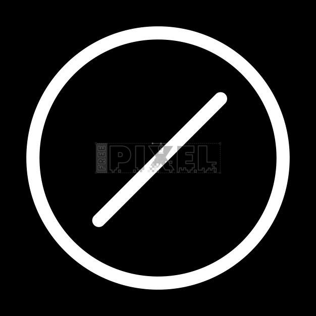 Free Svg - Slash Symbol Icon | FreePixel.com