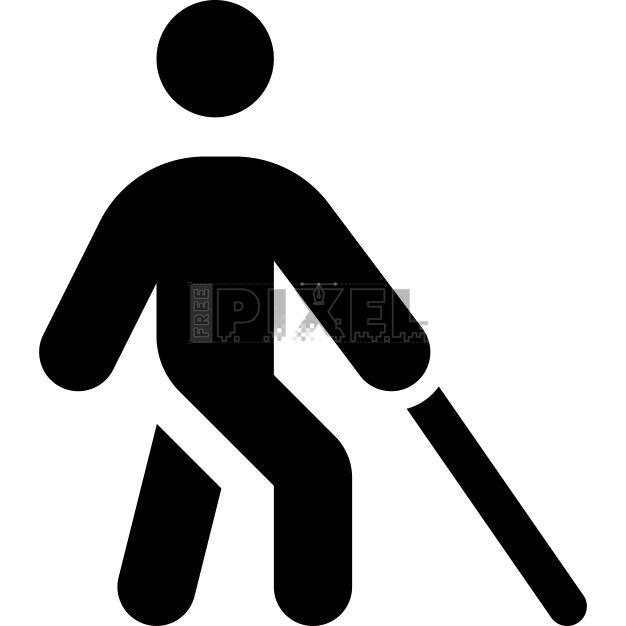 Free - Person With Cane | FreePixel.com