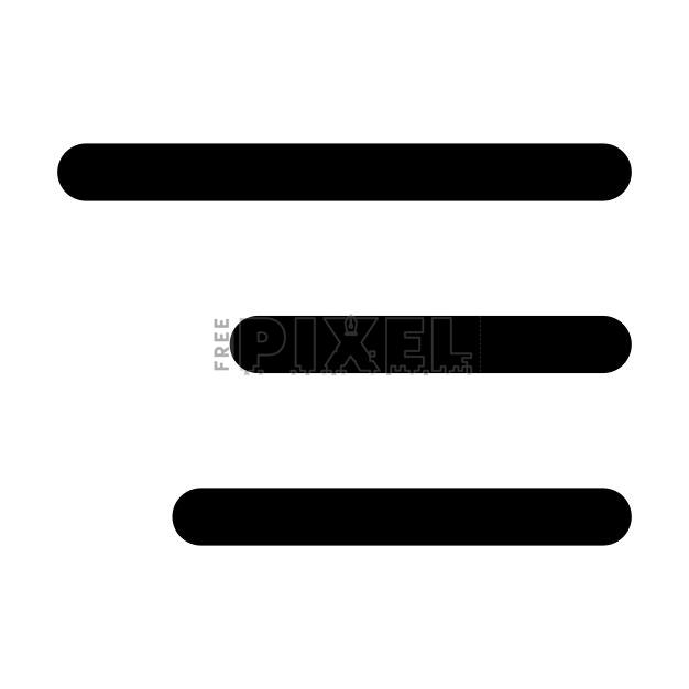 Free Svg - Horizontal Lines Icon | FreePixel.com