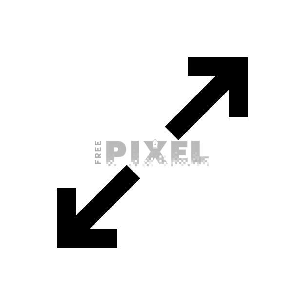 Free Svg - Two Arrows Pointing Up And Down | FreePixel.com