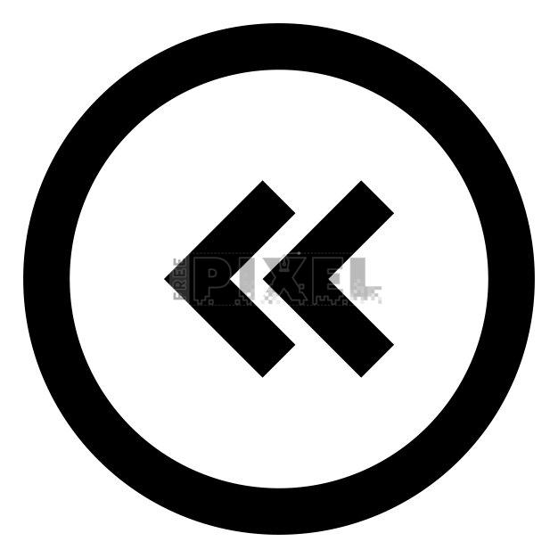 Free Svg - Double Left Arrow Icon | FreePixel.com