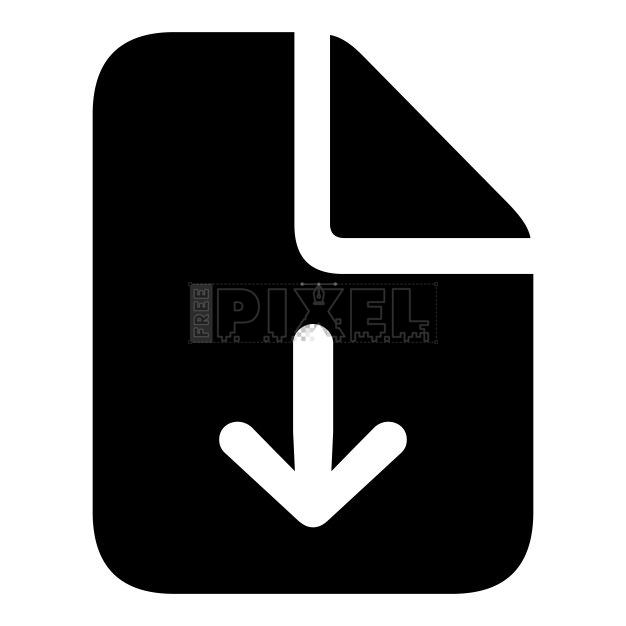 Free - Download File Icon | FreePixel.com