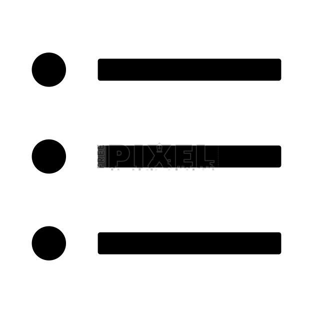 Free Svg - Bullet Points Icon | FreePixel.com