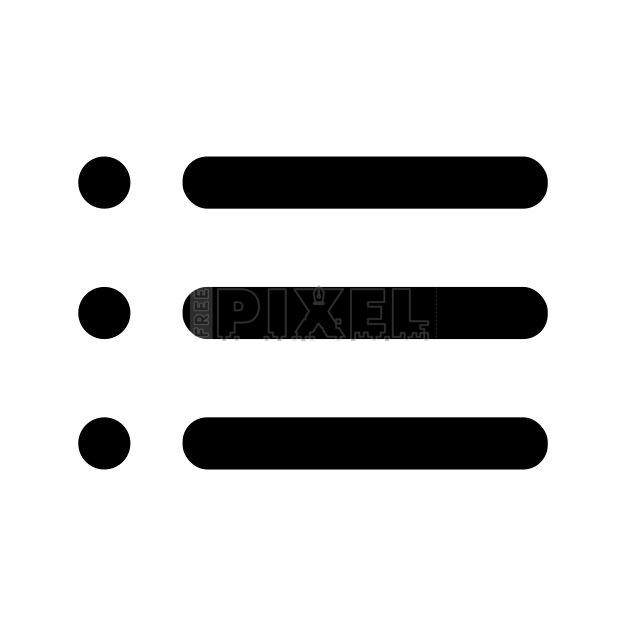 Free - Bullet Points Icon | FreePixel.com