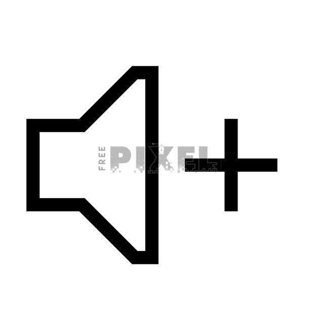 Free Svg - Volume Increase Icon | FreePixel.com