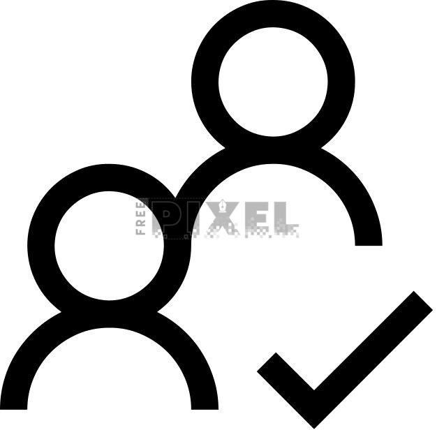 Free Svg - User Verification Icon | FreePixel.com