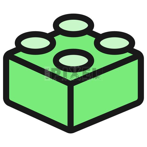 Free Svg - Lego Brick Icon | FreePixel.com