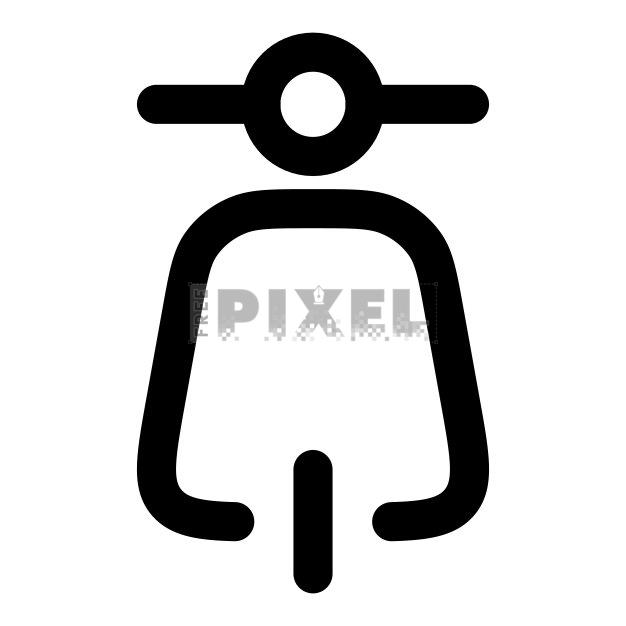 Free - Scooter Rider Icon | FreePixel.com