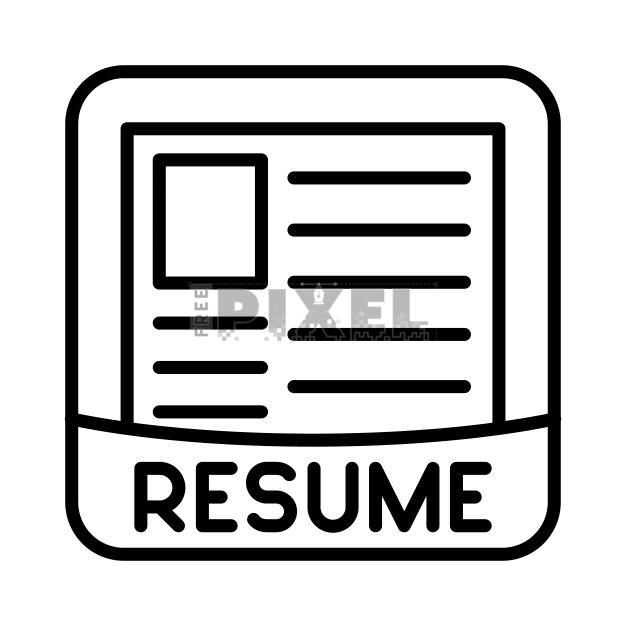 Resume Icon Svg