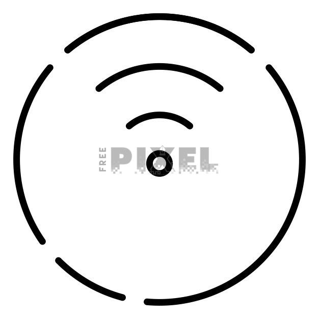Free Svg - Wi-Fi Signal Icon | FreePixel.com