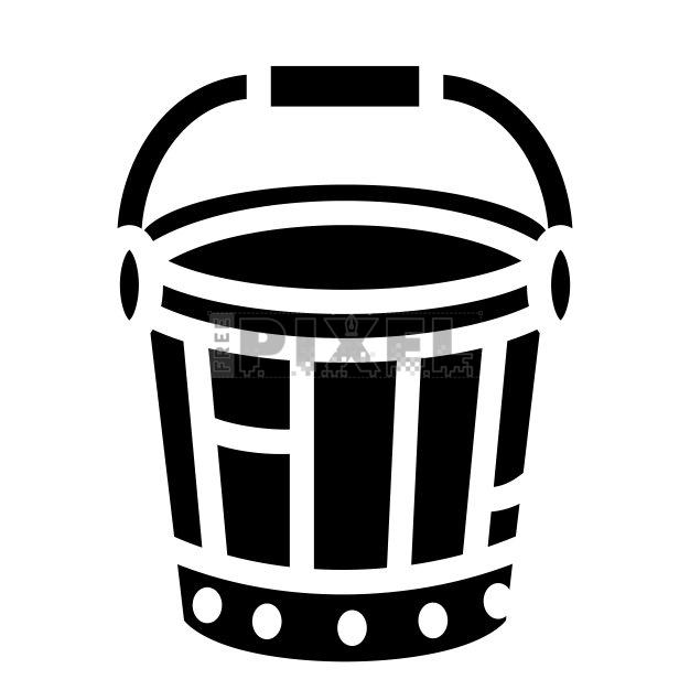 Free Svg - Bucket Icon | FreePixel.com