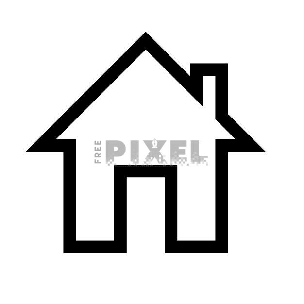 Free Svg - House Outline Icon | FreePixel.com