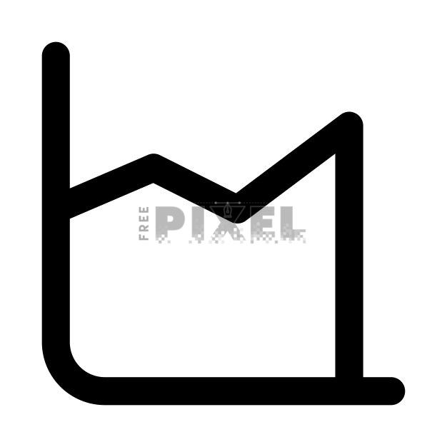 Free Svg - Line Graph Icon | FreePixel.com